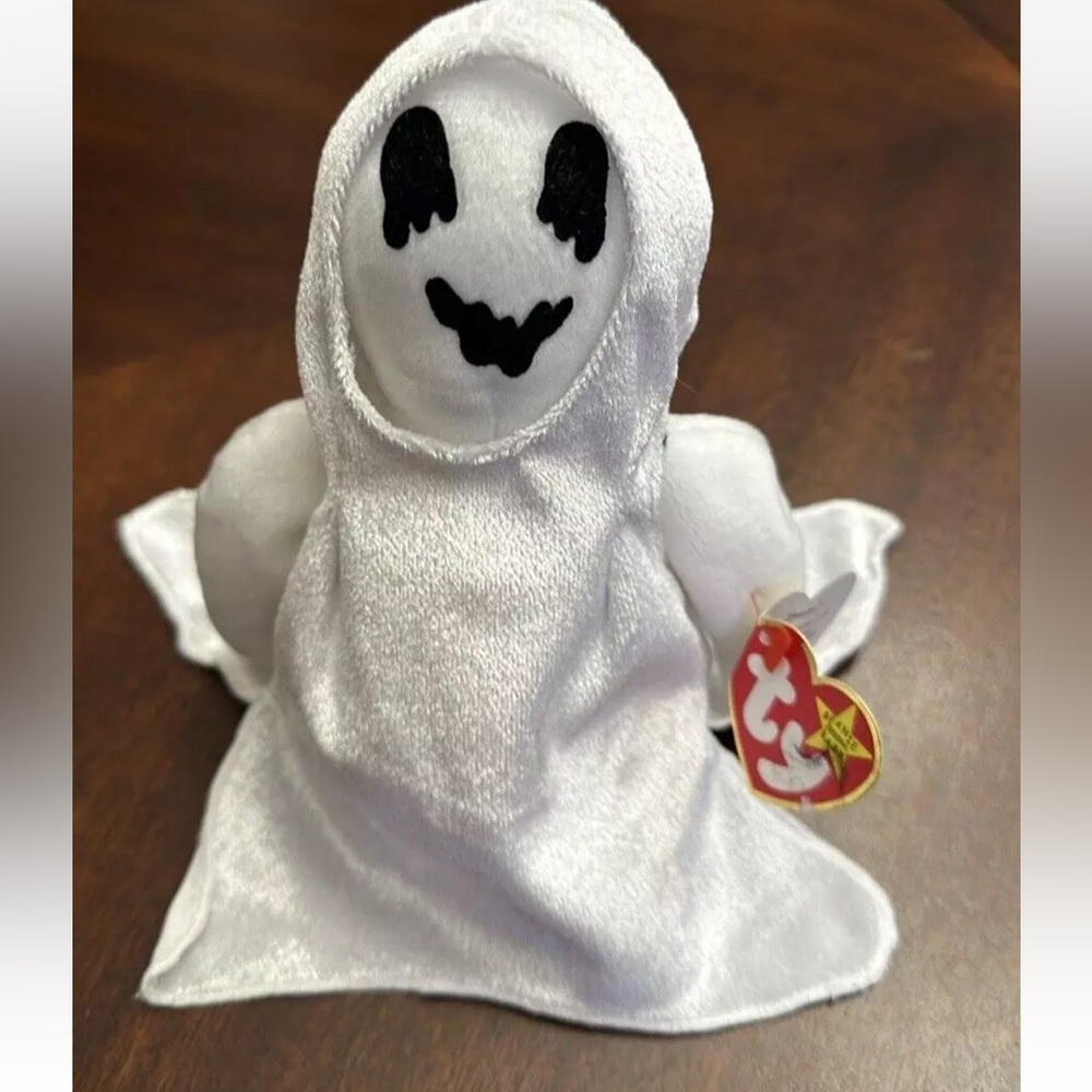 Ty Retired Beanie Baby SHEETS 1999 Halloween Ghost